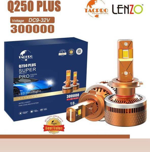 هدلایتQ250plusلنزو